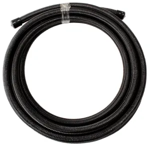 200 Series PTFE (Teflon®) Black Stainless Steel Braided Hose -8AN AF200-08-6MBLK