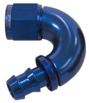 510 Series Full Flow Tight Radius Push Lock 150° Hose End -8AN AF515-08