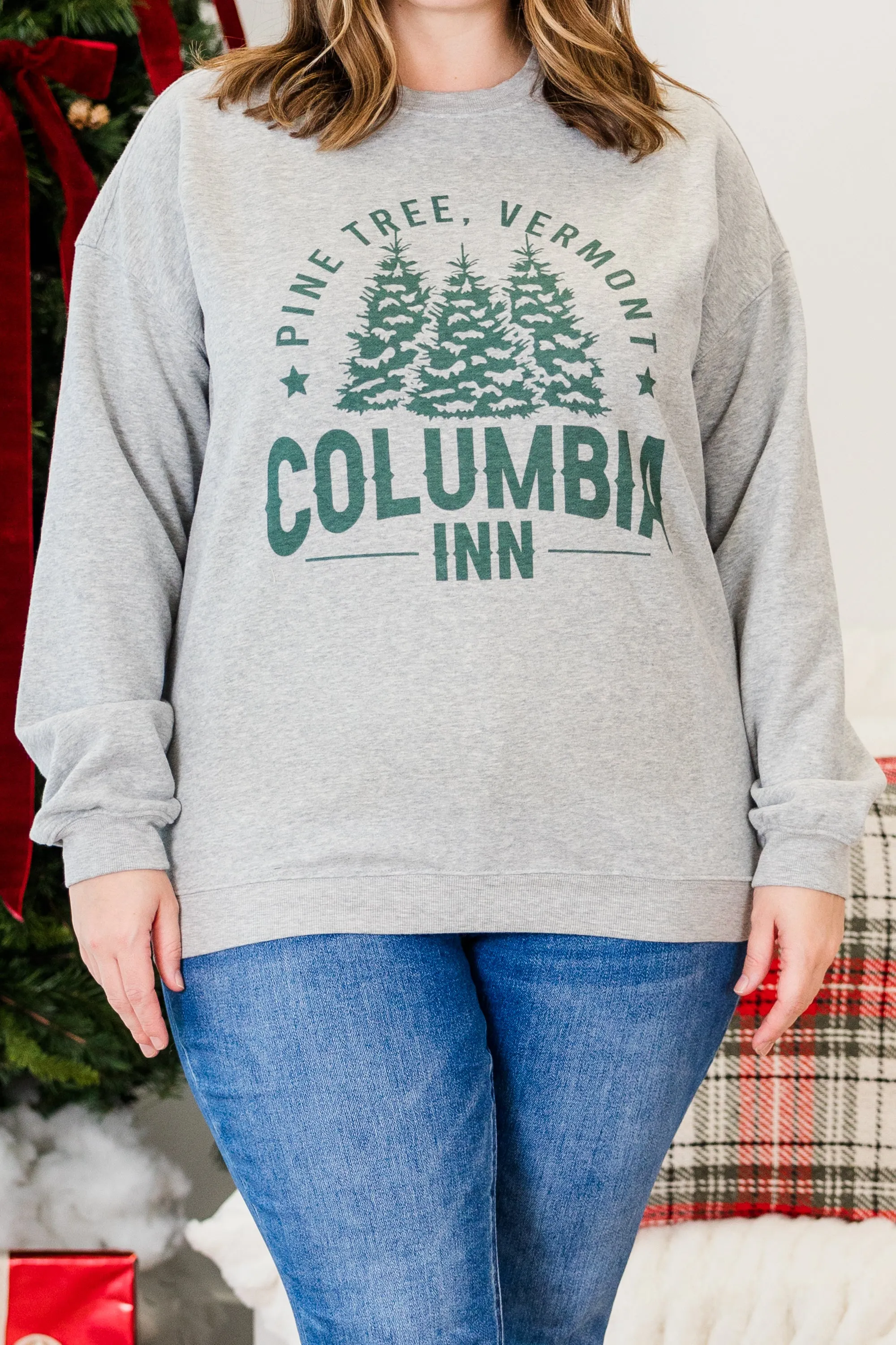 Always A White Christmas Pullover, Heather Grey