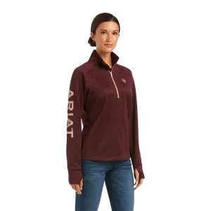 Ariat Women's Windsor Wine Tek Half Zip Sweatshirt