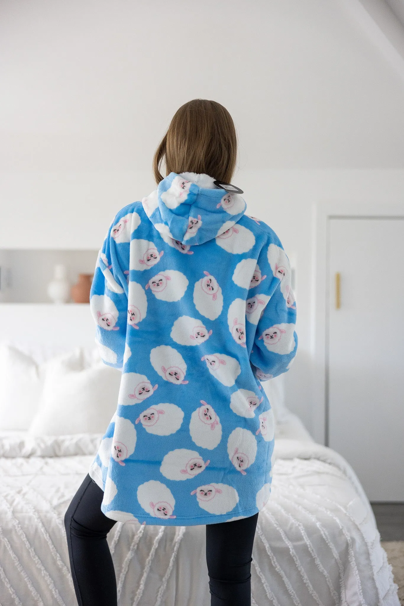 Blue Sheep Kids Blanket Jumper