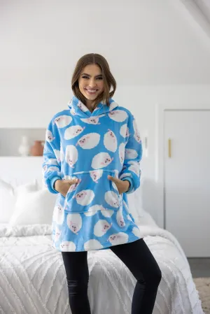 Blue Sheep Kids Blanket Jumper