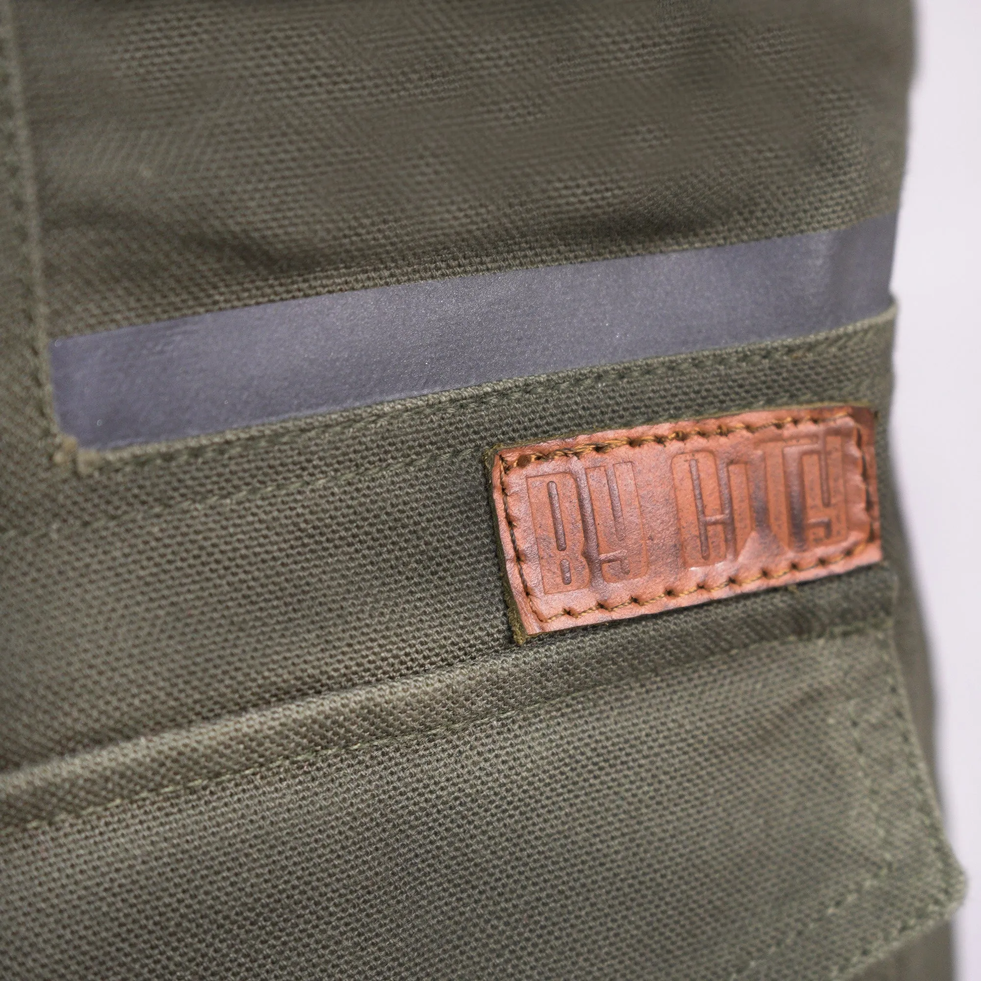 ByCity Zambia Men's Motorcycle Jacket - Green
