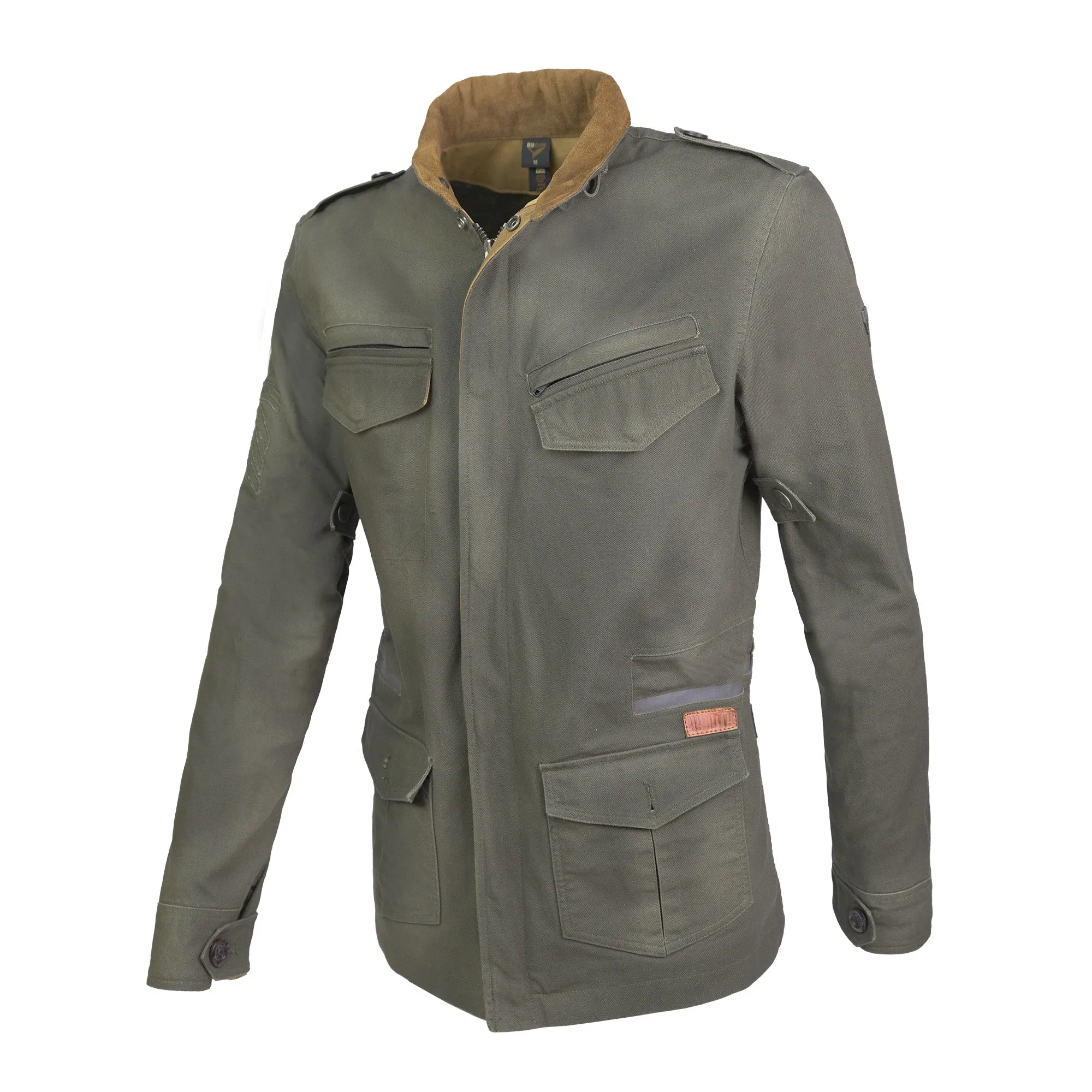 ByCity Zambia Men's Motorcycle Jacket - Green