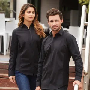 Chef Works SLWFZ003BLKM Cook's Shirt