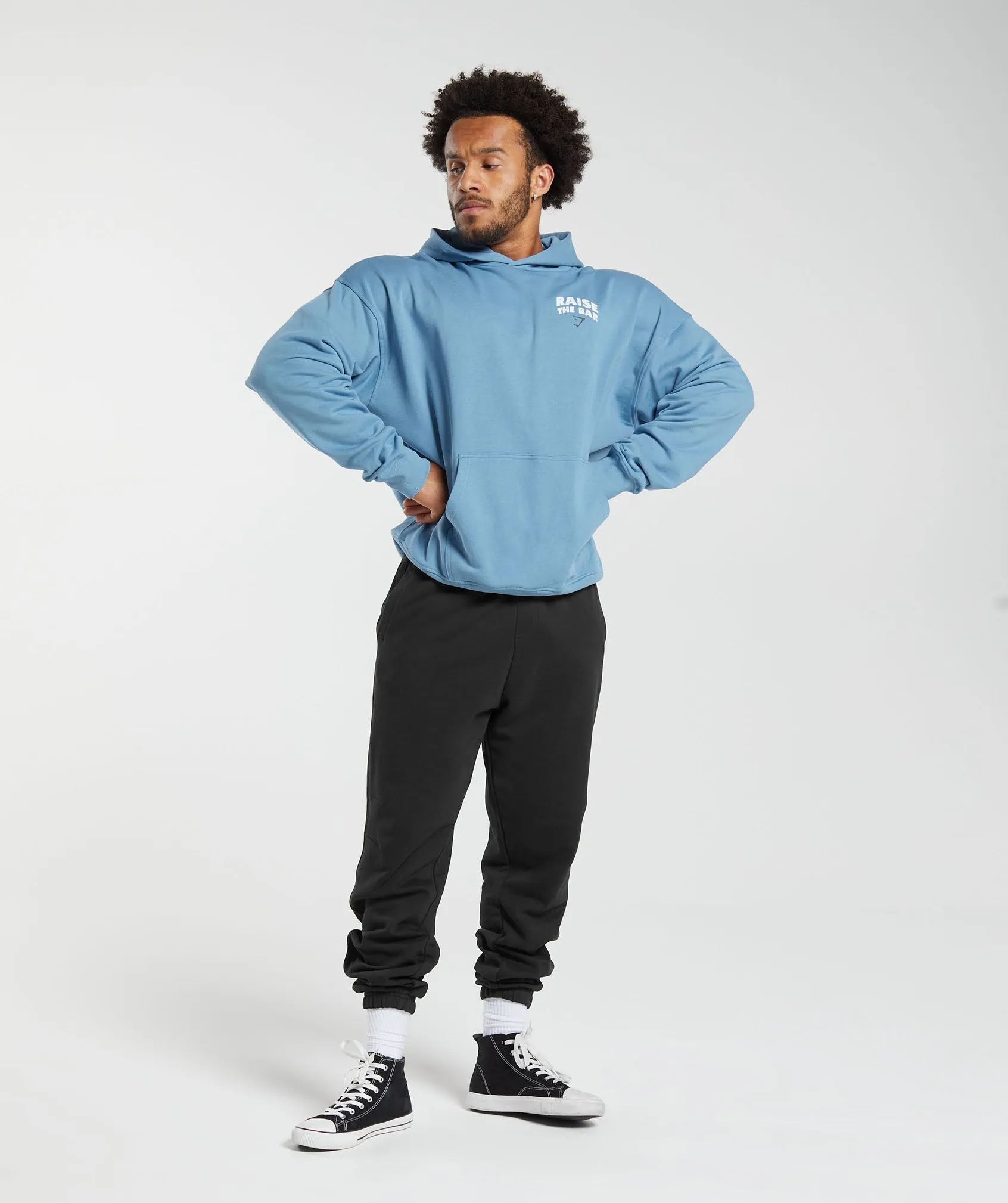 Gymshark Raise the Bar Hoodie - Dusk Blue