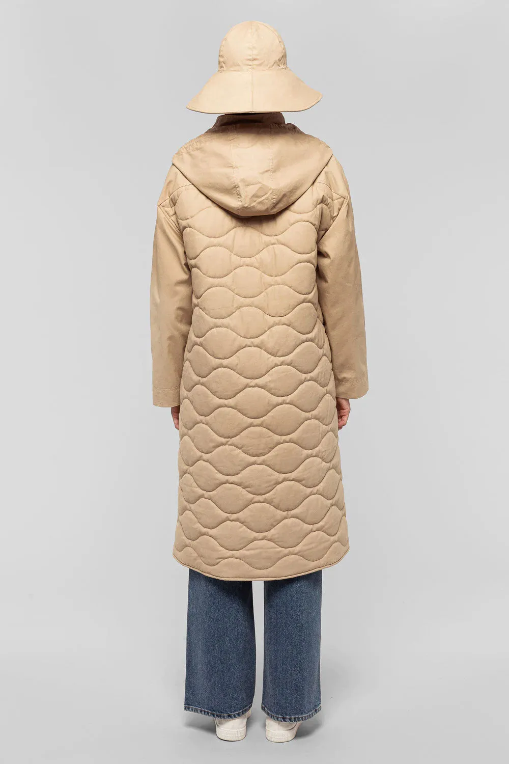 How Deep Cotton Parka - Vintage Khaki