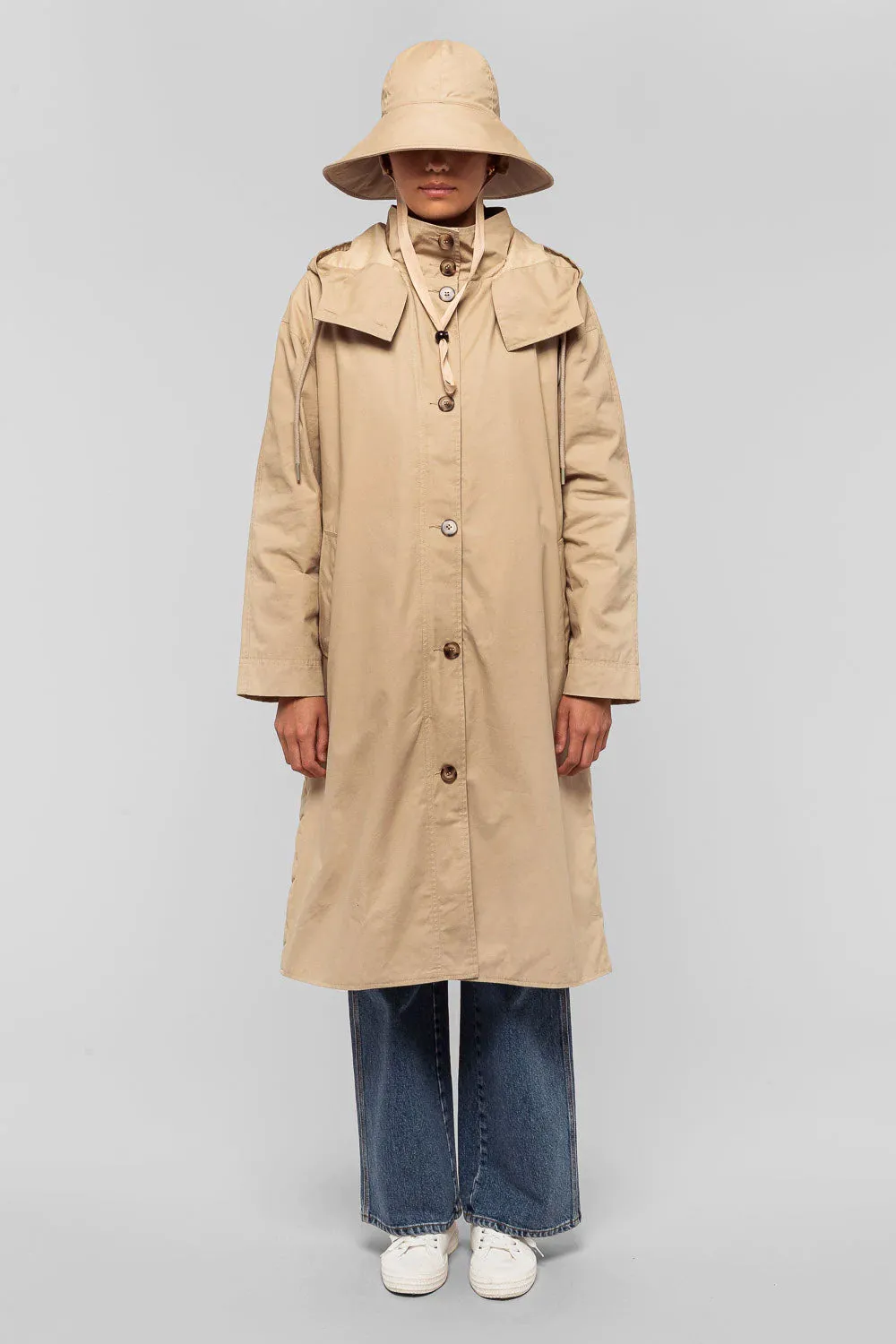How Deep Cotton Parka - Vintage Khaki