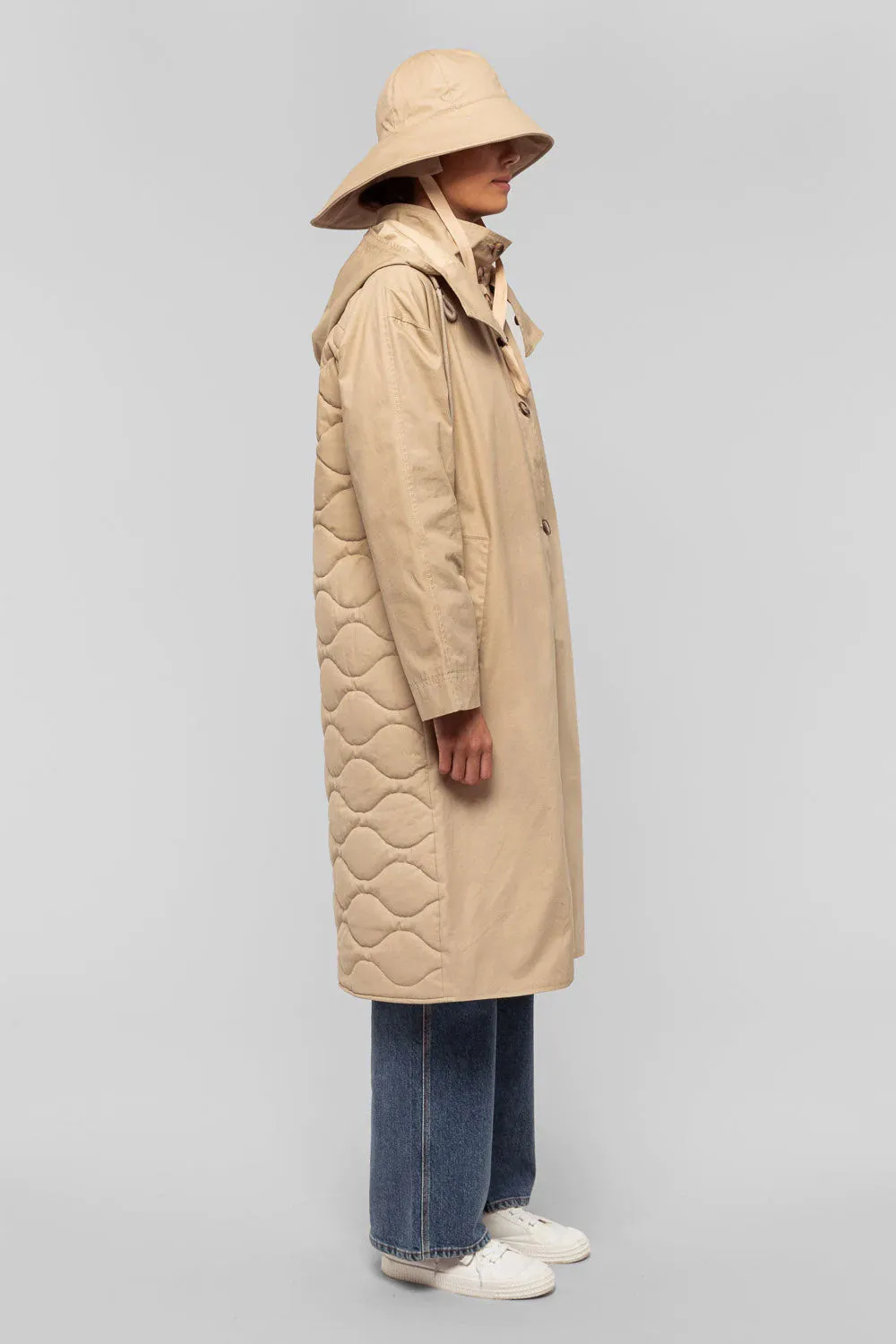 How Deep Cotton Parka - Vintage Khaki