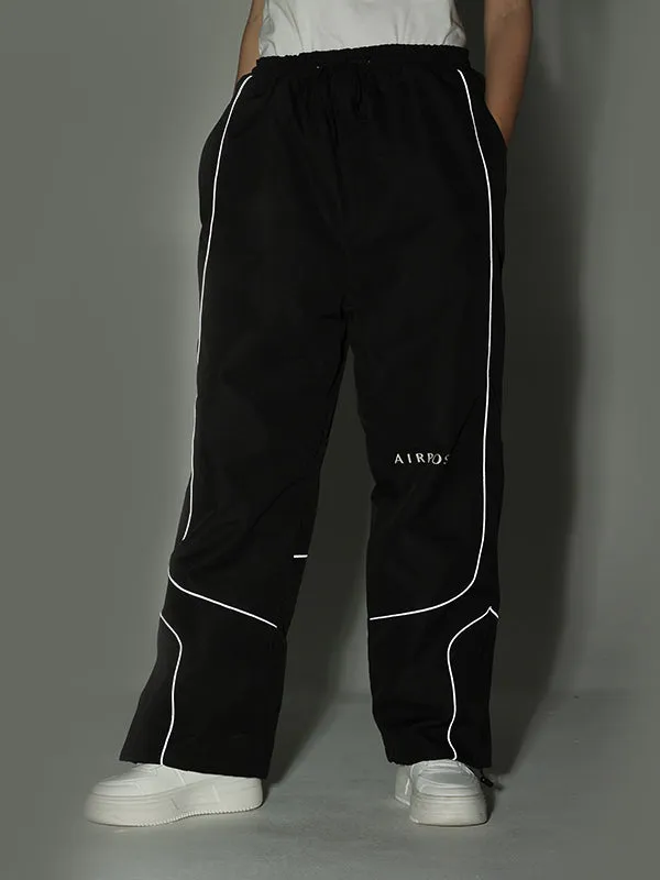 Men's Air Pose Neon Light Reflective Stripe Snow Pants