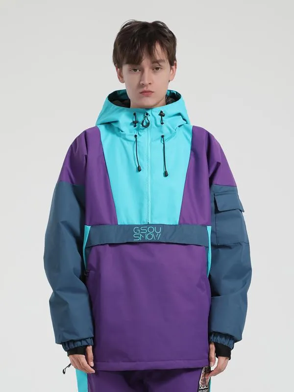 Men's Gsou Snow Unisex Reflective Freestyle Mountain Discover Snow Jacket