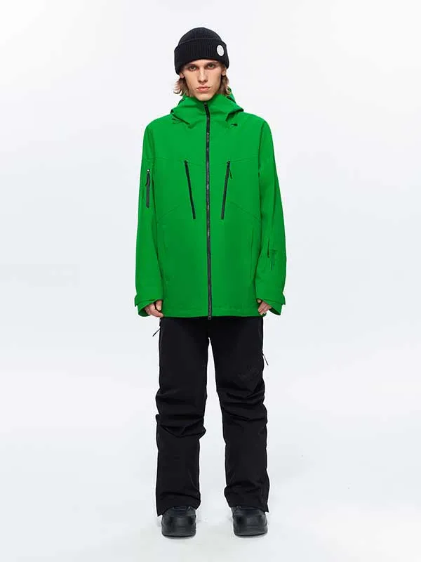 Men's High Experience Casual Suit Unisex 15K Waterproof Skiing Two Piece Set