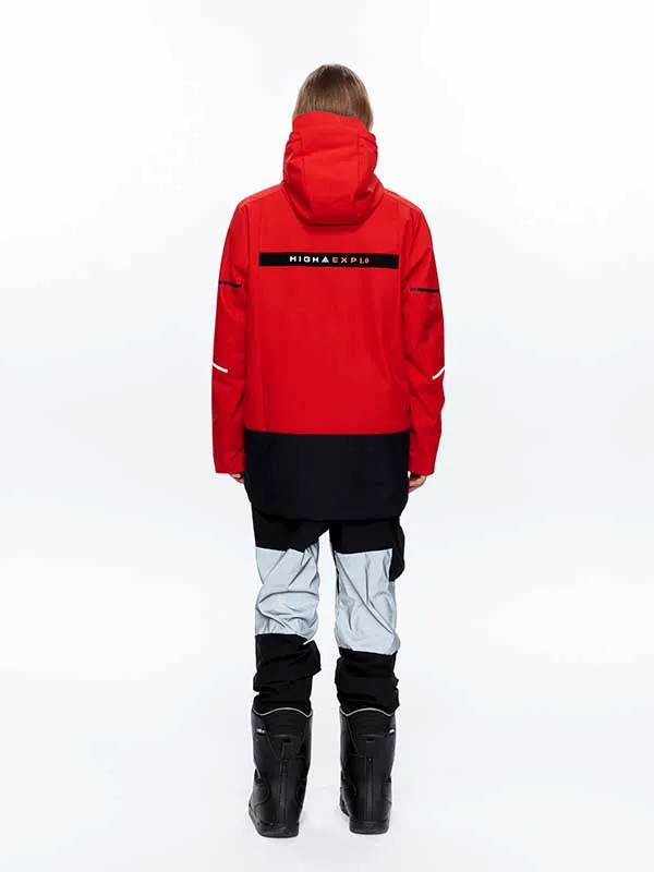 Men's High Experience Double Zipper Mountain Pro Snowsuit
