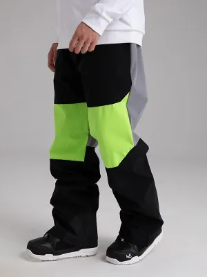 Men's Searipe Winter Freerider Colorblock Snow Pants