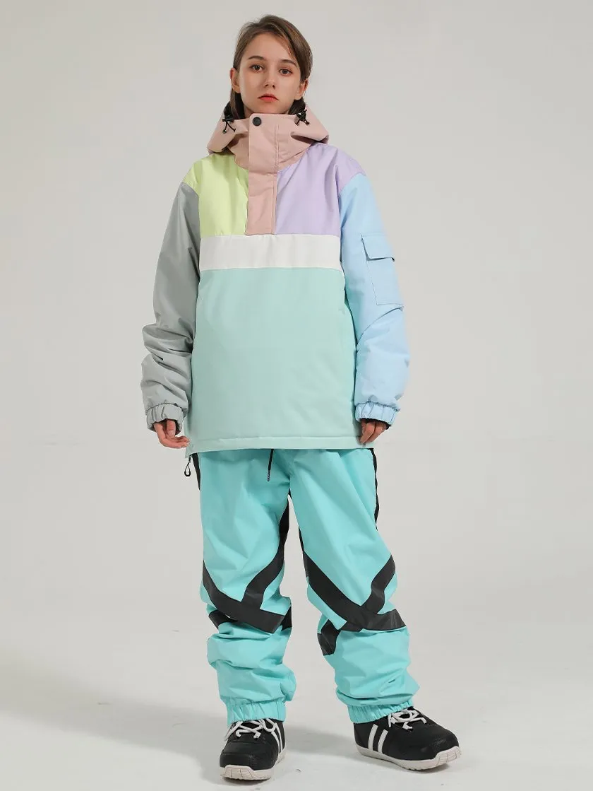 Men's Unisex Gsou Snow Winter Motion Reflective Snow Pants