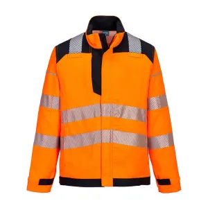 Portwest PW3 Flame Resistant Hi Vis Work Jacket FR722