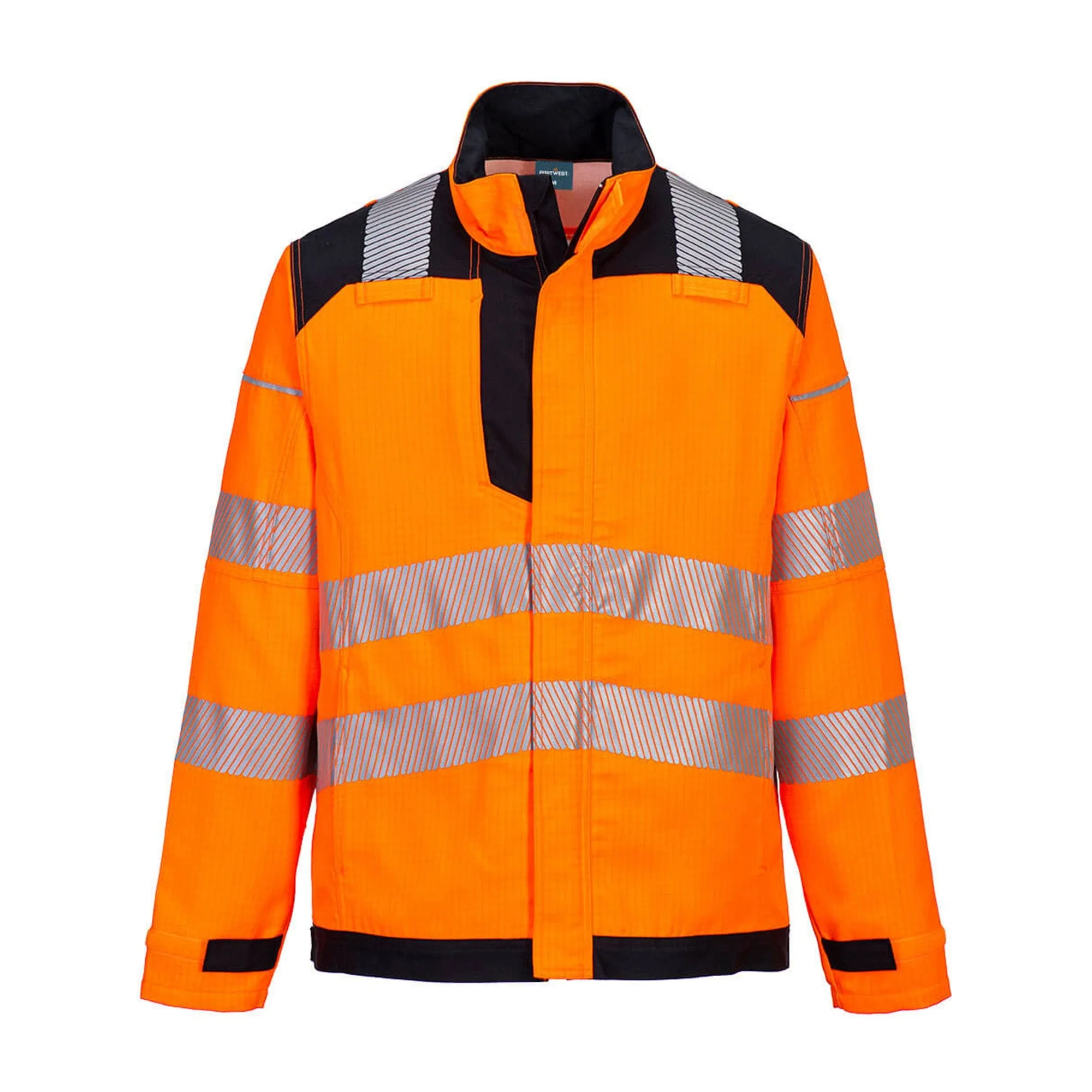 Portwest PW3 Flame Resistant Hi Vis Work Jacket FR722
