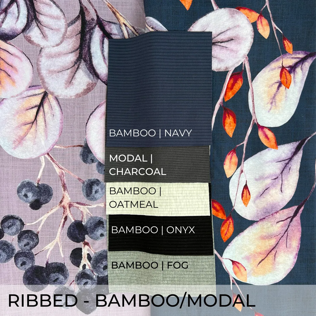 Ribbed | Navy Border  R7-11