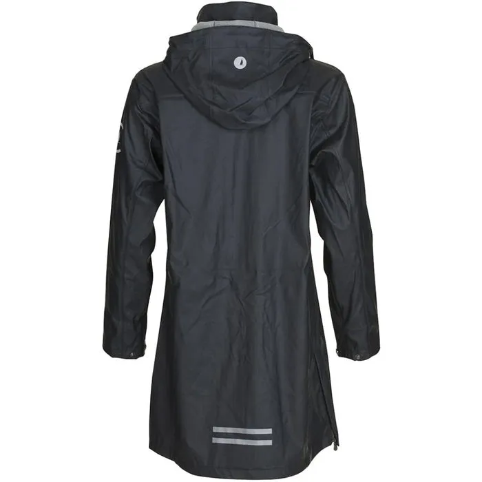 Sea Ranch Womens Brooke Solid Raincoat Dark Navy