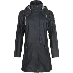 Sea Ranch Womens Brooke Solid Raincoat Dark Navy