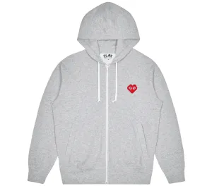 the Artist Invader Pixel Red Heart Hoodie With Zip Women