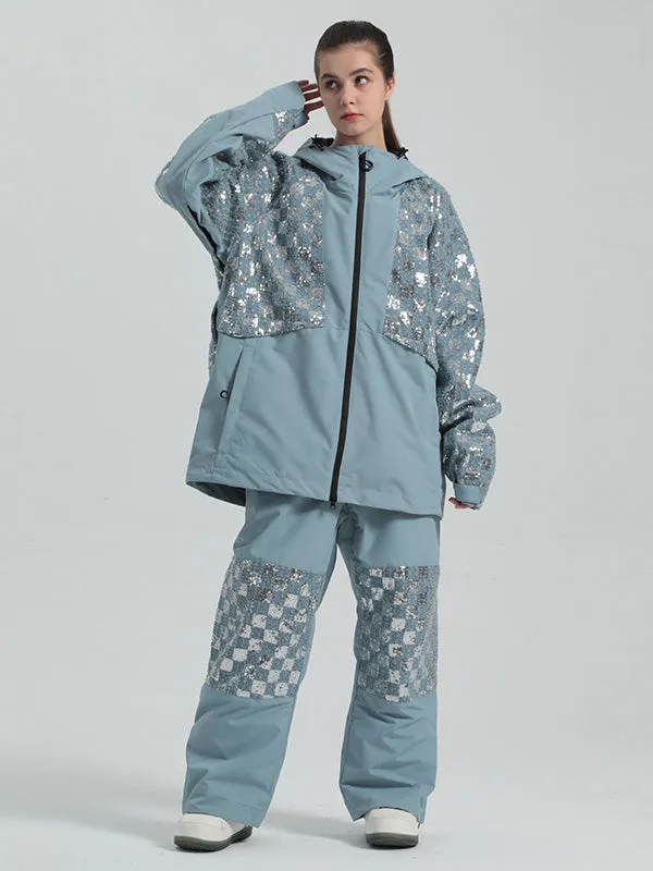 Women's Gsou Snow Sequin Snow Jacket & Pants Sets